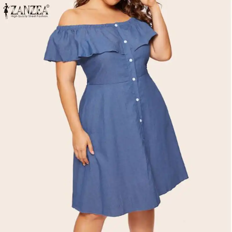 blue sundress
