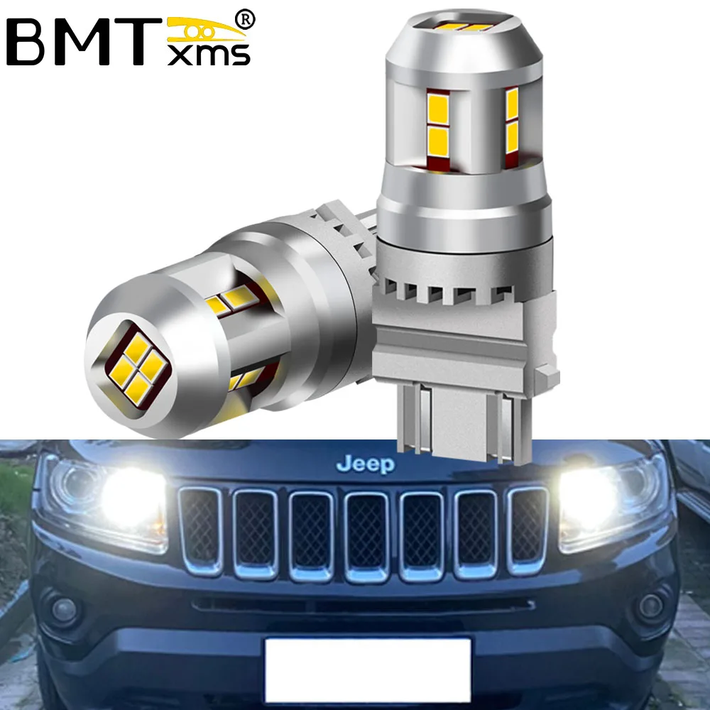 2 шт. Автомобильные светодиодные лампы Canbus BMTxms для Jeep Grand Cherokee T25 2011 3157 3357 3457 |