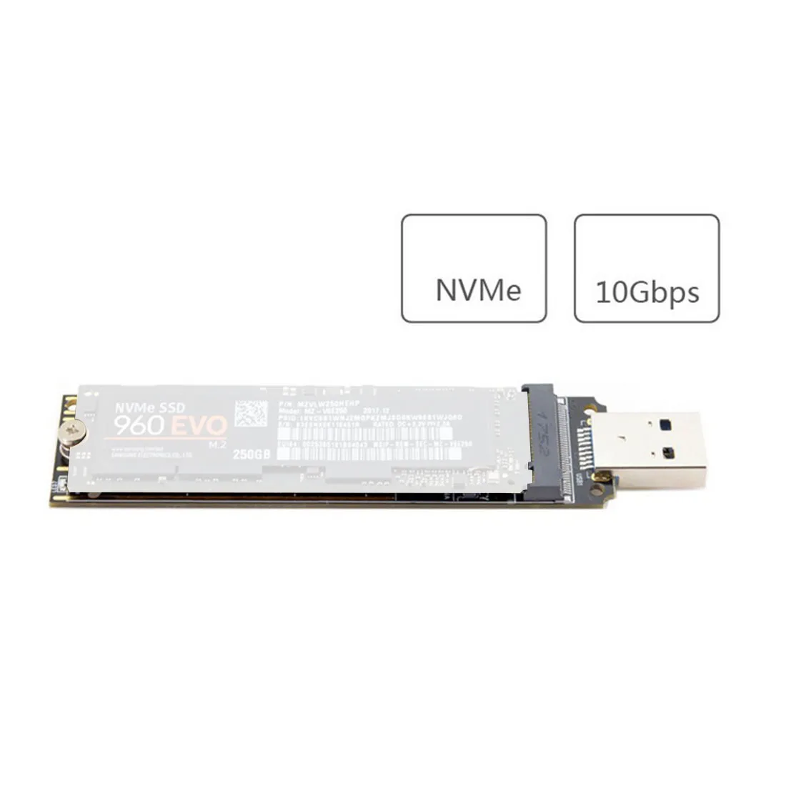 XT-XINTE USB 3,1 к Nvme M-key PCI-E Nvme SDD M.2 NGFF SSD Внешний PCBA конвейер адаптер карты памяти флэш-диски