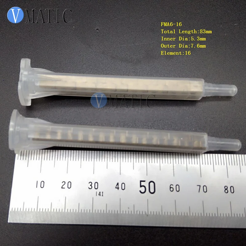 High Quality Golden Color Resin Square Static Mixer FMF6-16 30Pcs Mixing Nozzle For Duo Pack Epoxies | Обустройство дома