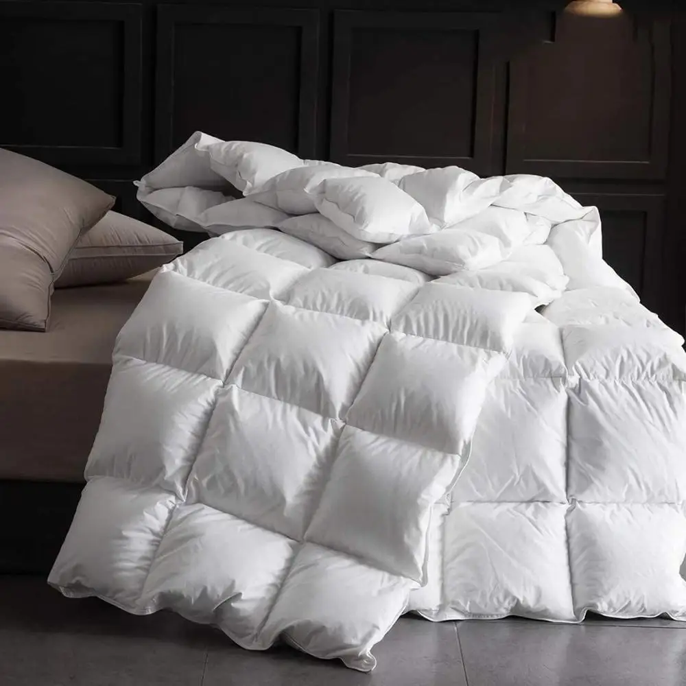 US $139.53 Peter Khanun White Goose Down Filler Winter QuiltComforterDuvetBlanket 100 Cotton Shell Twin Full Queen King Top Quality 018