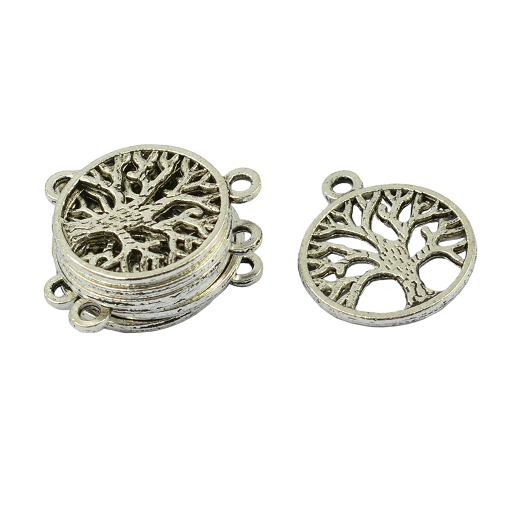 100 Pieces Antique Sliver Tree of Live Charms Charms Pendants Jewelry Making, DIY Findings Necklace and Bracelet Crafts