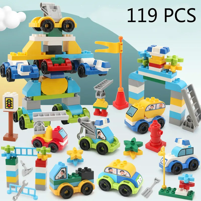 

Children's Big Granule Building Block Assembly Toys Puzzle, Changeable Building Blocks, Intelligent Toy Sets For Autobots
