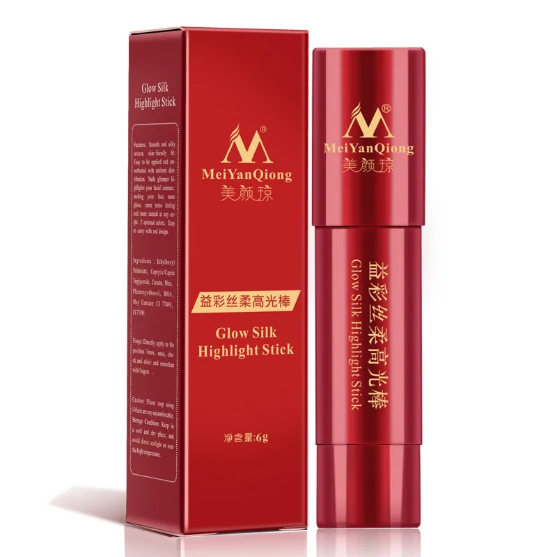 Бренд Shimmer хайлайтер палочка Bronzer Макияж 3D корректирующий карандаш для лица набор румян для макияжа консилер косметика. w