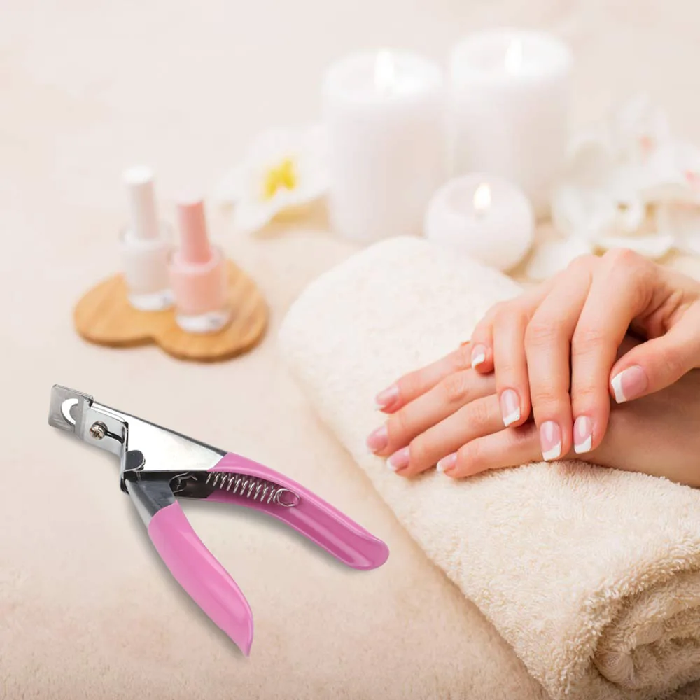 Nail Tip Cutter Art Edge Cutter Gel UV Acrylic Fake Nail Clipper Trimmer Tip Pedicure Artificial Manicure Tools Scissor nail clipper set nail scissors set nail clippers manicure nail clipper set nail clippers kit