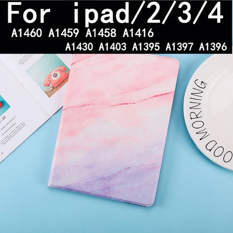 Чехол с мраморным рисунком для iPad 9,7 воздуха 1 2 3 защитный смарт-чехол для iPad Mini 1 2 3, 4, 5, iPad 2/3/4 pro 10,5 чехол - Цвет: 234 AS picture