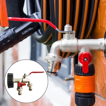 

Portable Switch IBC Tank Adapter Tap Replacement Connector Fitting Valve For Home Connectors For Garden Irrigation Accessories