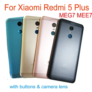

Original LTPro Back Rear Cover Battery Door Metal Housing Case + Power Volume Button for Xiaomi Redmi 5 Plus MEG7 MEE7 PARTS