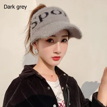 Плюшевая Кепка с козырьком, теплая Осенняя зимняя спортивная кепка без верха, бейсболка d88