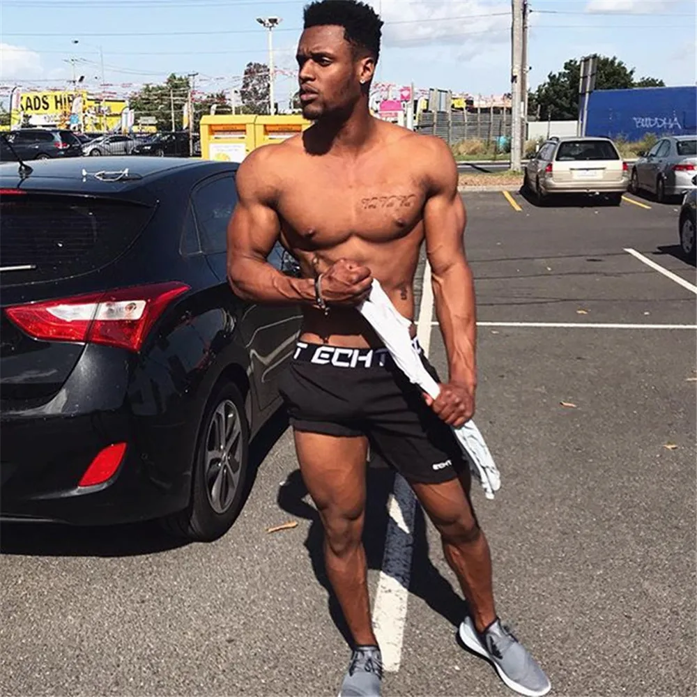 Discount 2019 Fashion Men's Sports Pants Brand Men's Shorts Outdoor Men's Jogger Casual Shorts Muscle Men Outdoor Fitness Workout Pants