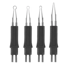 

4 Pieces/Set Dental Heated Gutta Cutter Tips for Gutta Percha Point Heating Tooth Gum Replacement Tip Dental Accessories