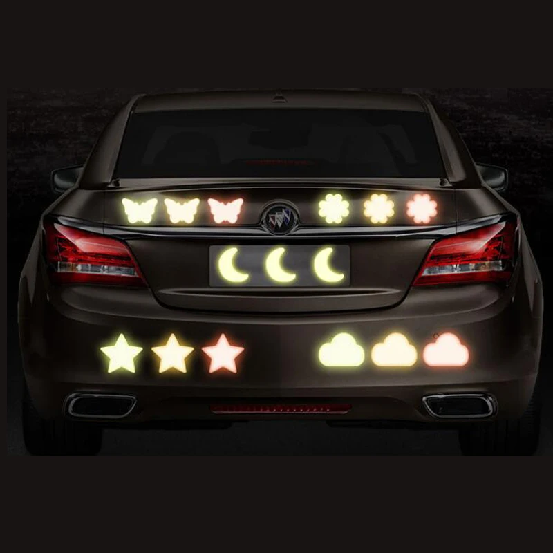 Pegatinas reflectantes de seguridad, cintas de advertencia impermeables, Diamante de visibilidad