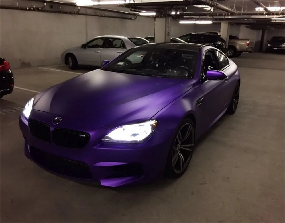  Various Colors Matte Satin Chrome Metallic Vinyl Car Wrap Film Vehicle Sticker Decal Laptop Phone M