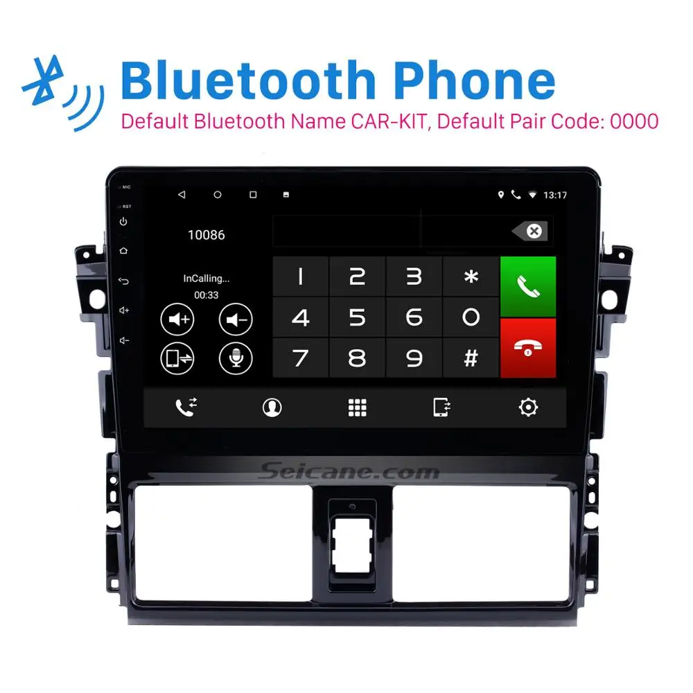 Seicane автомобильный 2Din Navi Android 9 0 HD 10 1 &quotgps Авто Радио сенсорный WiFi мультимедийный