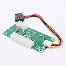 Bilgisayar masaüstü ATX 24-Pin çift PSU güç senkron başlangıç ile manuel anahtar PC Bitcoin madenciliği genişletilmiş Ded