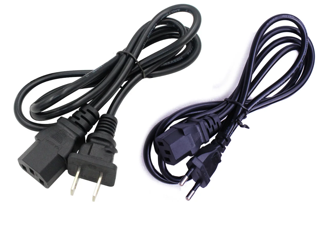 

Euro European IEC320 C13 C14 to AC Supply Plug EU US AU CEE7/7 Power Cable For PC Computer Monitor Laptop Antminer Printer TV