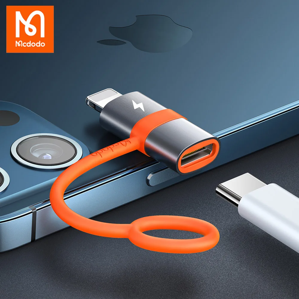 Адаптер Mcdodo с USB Type-c на Lightning PD для iphone 13 12 11 Pro Max Xs Xr X 6 7 8 Plus | Мобильные телефоны и