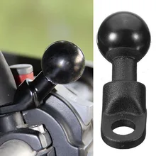 

Motorcycle Angled Base W/ 10mm Hole 1'' Ball Head Adapter Work for RAM Mounts for Gopro Camera,Smartphone, for Garmin GPS