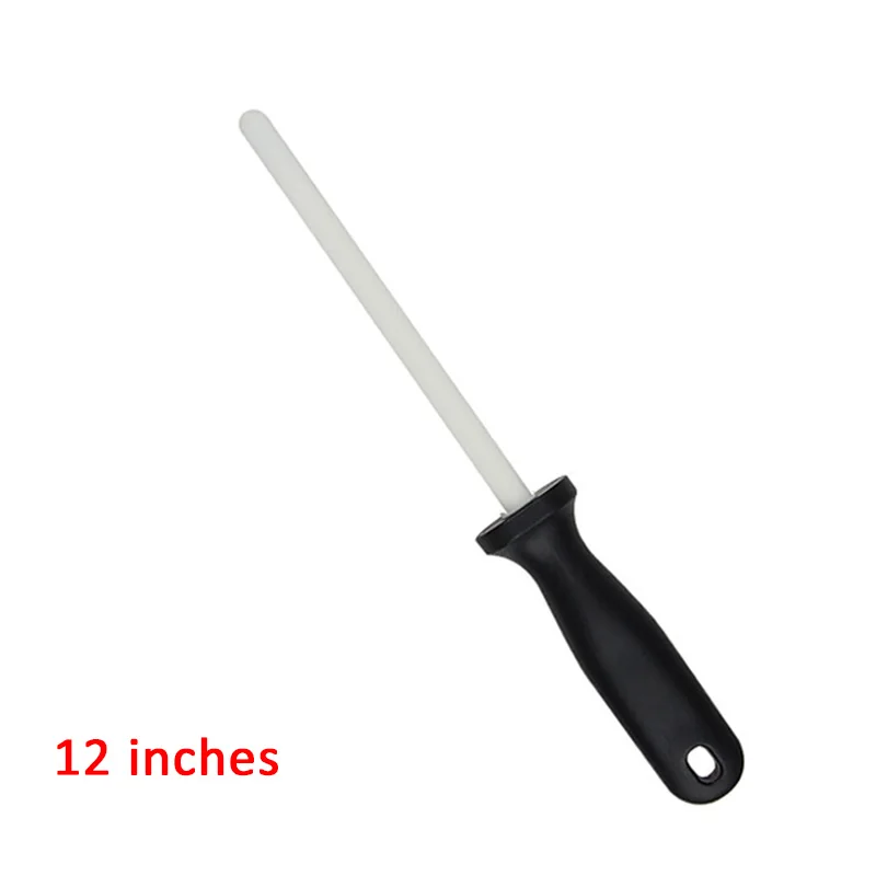 Керамический мусат стержень точилка для ножей с ABS ручкой заточка для поваров стальные ножи кухонный помощник мусат - Цвет: G225098A