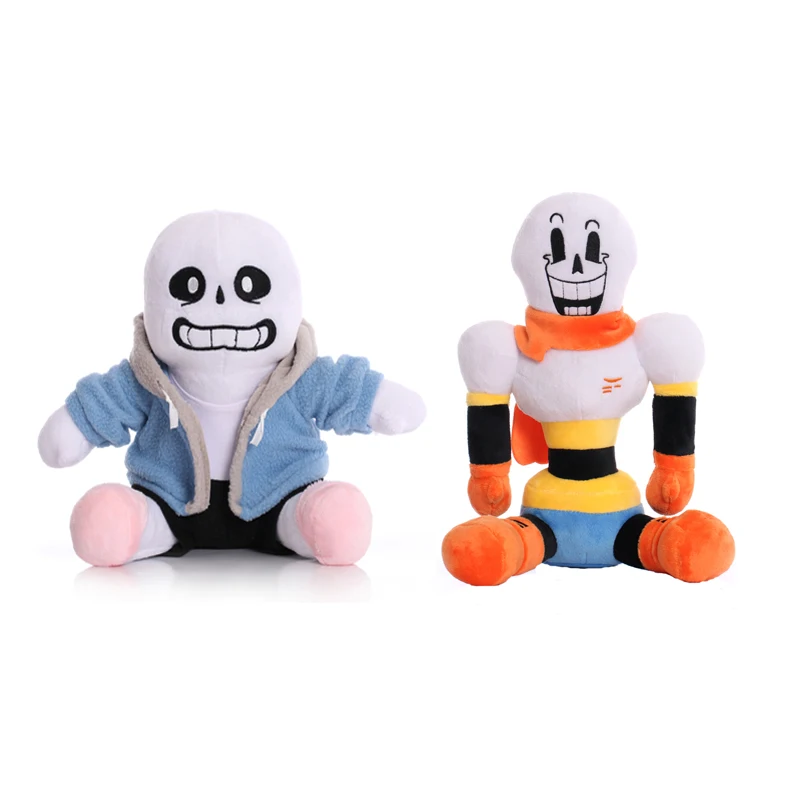 

2 шт./лот Новинка 20-30 см Undertale Sans Papyrus плюшевая игрушка кукла Undertale мягкие игрушки для детей Подарки для детей