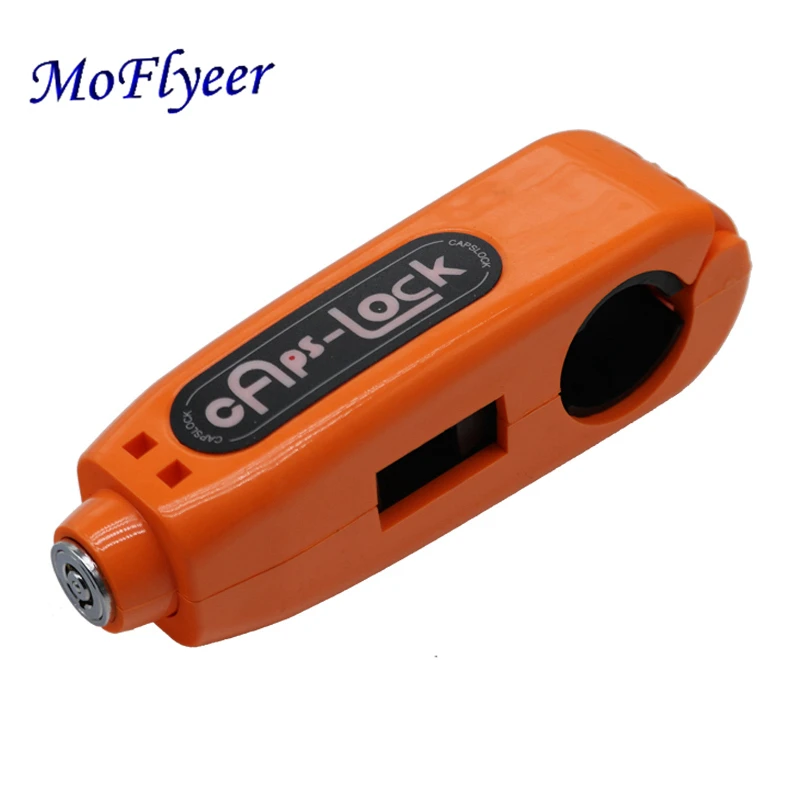

MoFlyeer Anti Theft Protection Security Lock Universal Motorcycle Hand Lock Scooter Handlebar Safety Locks Brake Throttle Grip