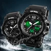 Nouvelle mode hommes sport montres SKMEI hommes Quartz analogique LED horloge numérique homme militaire étanche montre Relogio Masculino 1155B ► Photo 3/6