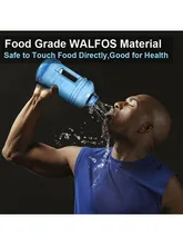  WALFOS 2.2L Big Large Capacity Water Bottles Outdoor Sports Fitness Training Camping Running Workout Water Bottle Drinkware 
