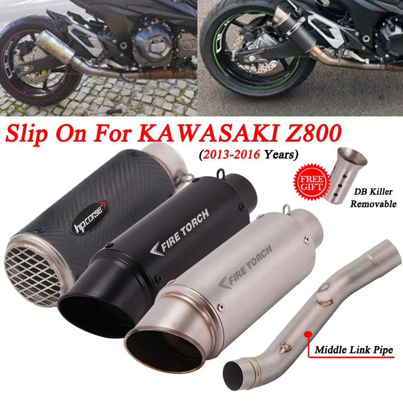 Модифицированный глушитель выхлопных газов для мотоцикла KAWASAKI Z800 Z 800 2013-2016 |