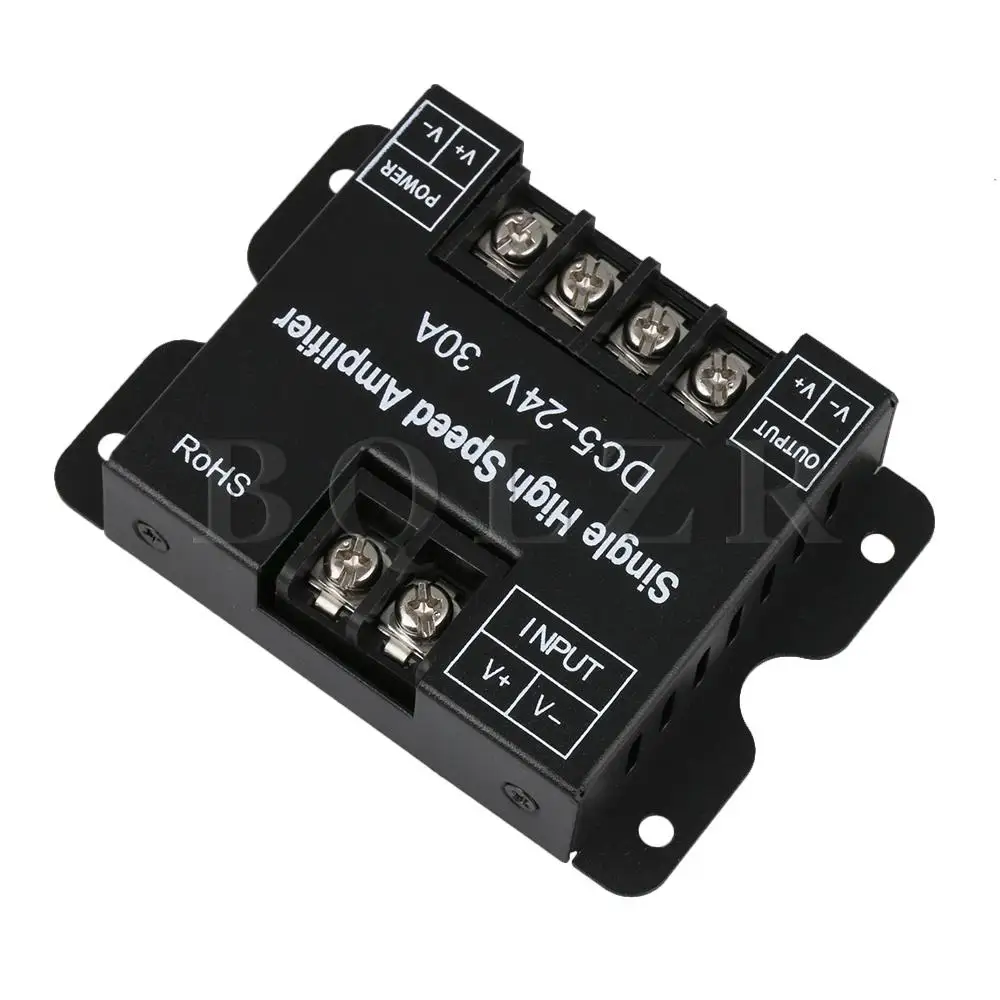 BQLZR DC5V-24V Одноместный высокоскоростной Мощный светодиодный Усилитель 30A ретранслятор сигнала передачи данных