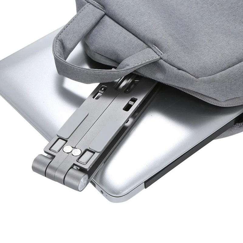  Laptop Cooling Stand Adjustable Foldable Aluminum Desktop Notebook Holder Desk Stand For 7-15 inch 