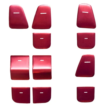 

Car Window Lift Switch Button Door Open Panel Sticker Trim for Tesla Model 3 2017-2020 Switch Button Sticker