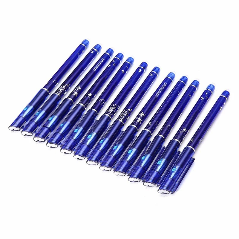 

Homework Erasable Gel Pens Drawing Sign Writing Take Notes Edit Papers 12pcs 0.5mm Ink Magic Student