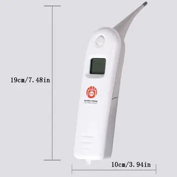 

Professional Digital Veterinary Pet Thermometer for Animal Livestock Rectally Measuring Body Temperature