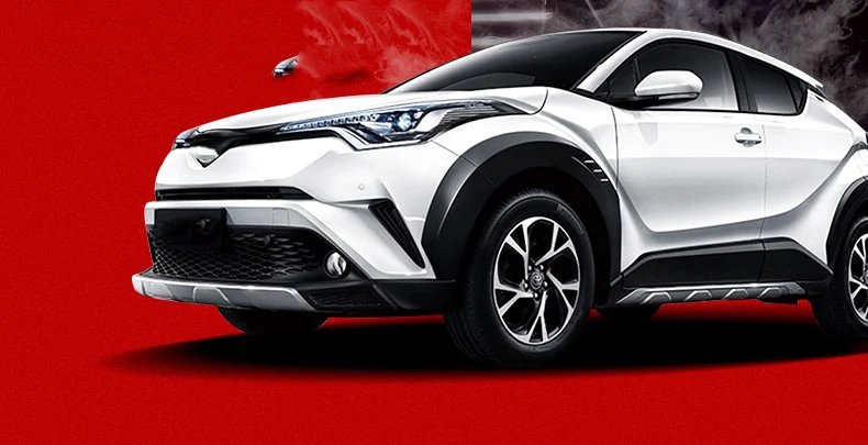 Задняя планка накладка применяется только для Toyota CHR заднего бампера украшения, абс материал яркая полоса C-HR внешняя отделка модификация