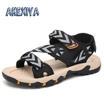

2020 New Mens Gladiator Sandals Summer Fashion Men's Sandals Outdoor Comfortable Mens Shoes Non-slip Men's Water Shoes Summer 47