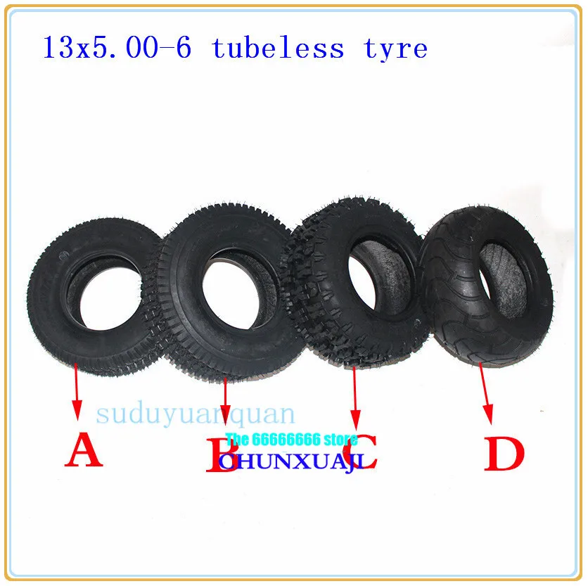 Аксессуары для колесных мини мотоциклов бескамерная шина 13 Х5 00 6 дюймов подходит
