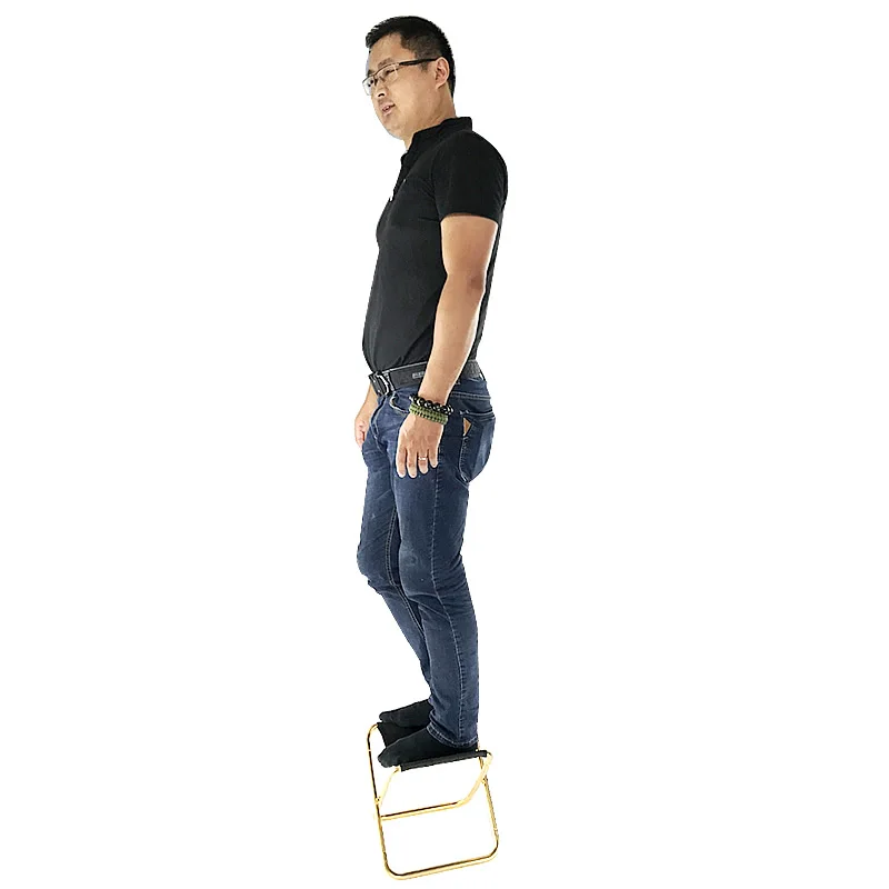 New Upgrade Foldable Stool Aluminum Alloy Ultra-light Portable Small Chair Outdoor Simple Folding Fishing Seat Sketching Camping New Upgrade Foldable Stool Aluminum Alloy Ultra-light Portable Small Chair Outdoor Simple Folding Fishing Seat Sketching Camping