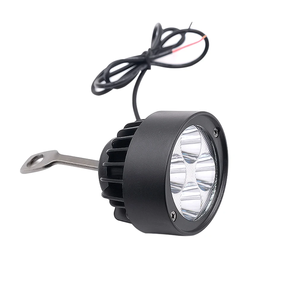 12 V-80 V Супер легкий Водонепроницаемый мотоцикл светодиодный фар локомотивный прожектор фара вспомогательная лампа Зеркало заднего вида свет