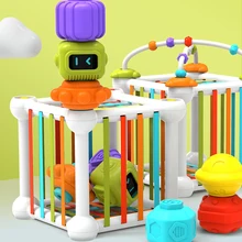 

Baby Montessori Toy Multicolor Color Recognition Plastic Cube Training Desktop Toy Birthday Gift baby Early Childhood Education