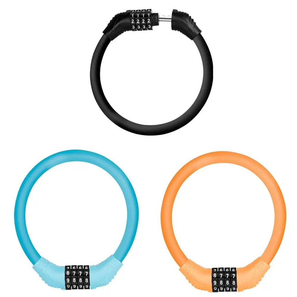 

Digit Bicycle Chain Lock Anti-theft Anti-Cutting Alloy Steel Motorcycle Cycle Bike Cable Code Password Lock