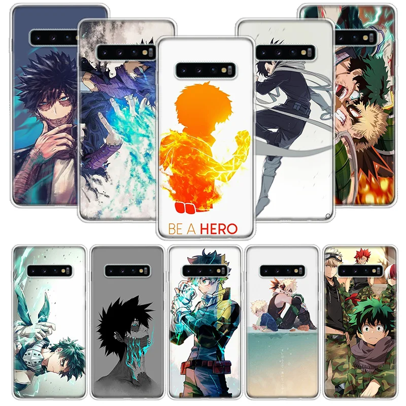 

My Hero Academia Case for Samsung Galaxy S10 S11 Plus S10E Lite NOTE 10 9 8 S9 S8 + S7 Edge J4 J6 J8 2018 Phone Coque Cover