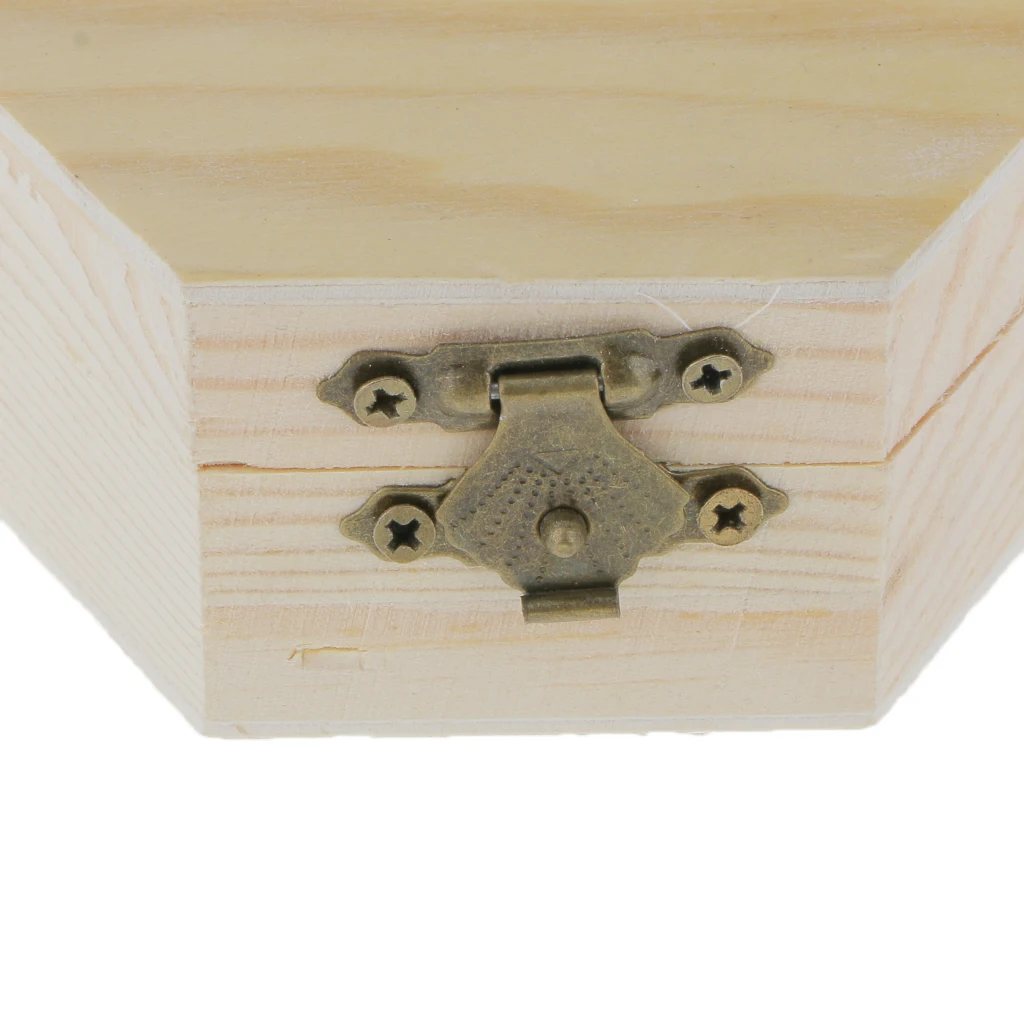 Plain Wooden Pirate Treasure Chest Wood Jewellery Storage Decoupage Craft Box