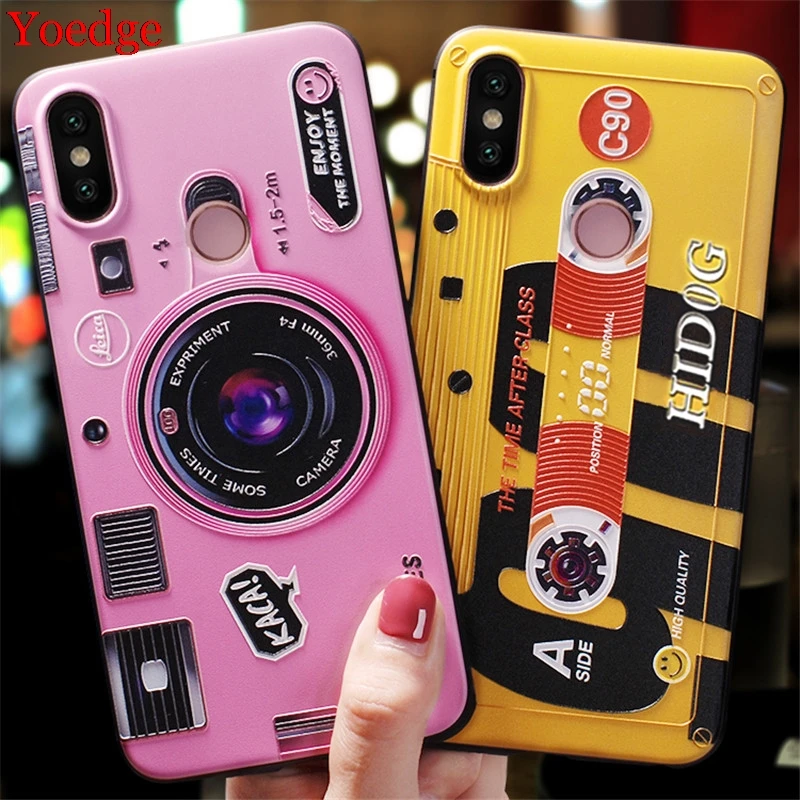 3D резиновый матовый чехол для спортивной камеры Xiao mi Red 6A 7A 8A Note 8 5 5A 6 7 Pro 8T Coque Xiaomi A1