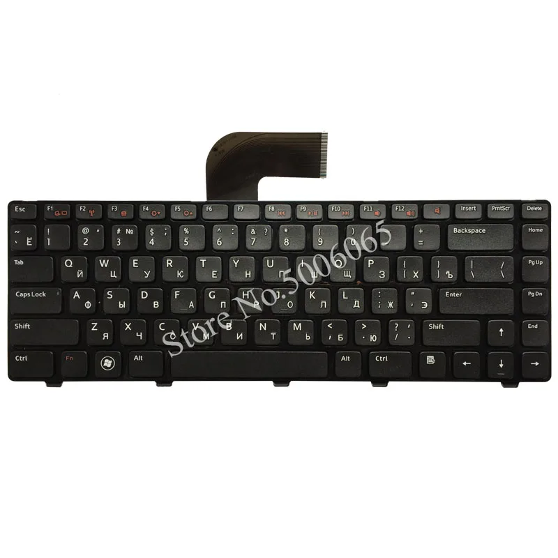 RU для DELL N5050 5040 N7520 Vostro V3000 v3360D V3450D v3460D v3560D N4110 M4040 M4050 14VR M411R N4040 N4050 клавиатура на русском