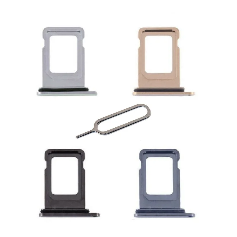 

For Apple iphone 12 Pro/12 Pro Max Single SIM Card Tray Sim Card Holder With Free Eject Pin Silver Grey Blue Gold Color