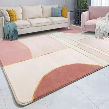 

Nordic Soft Carpets For Living Room Brief Bedroom Rug Home Kids Room Carpet Sofa Coffee Table Floor Mat Cloakroom Area Rugs