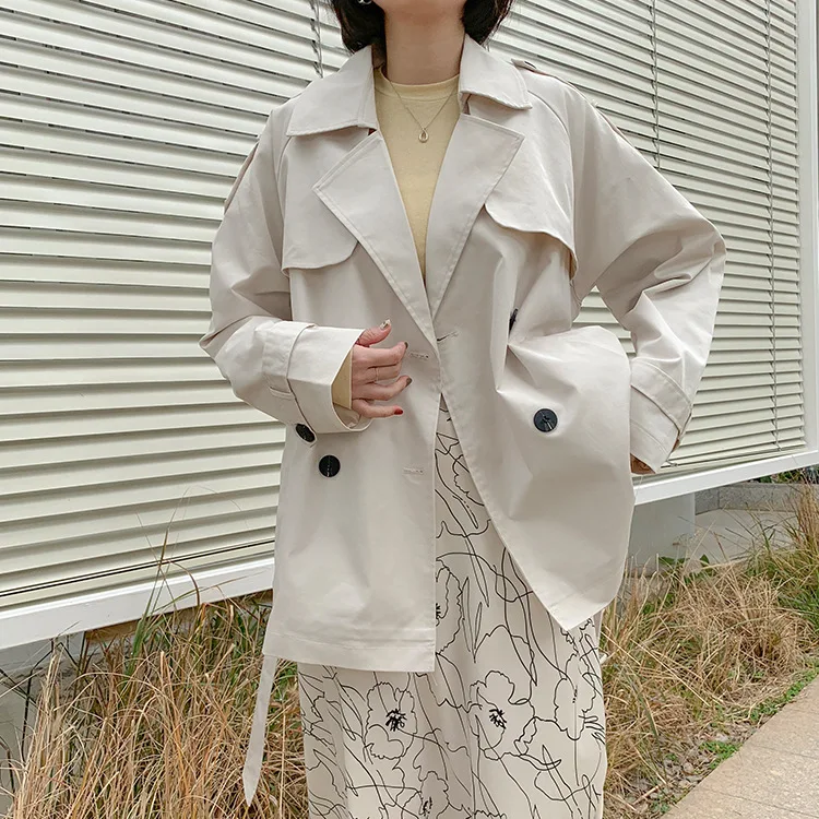 

[Cong Ye] WOMEN'S Coat Spring And Autumn 2019 New Style Spring Clothing Korean-style Loose-Fit Jacket Women's Sc1502