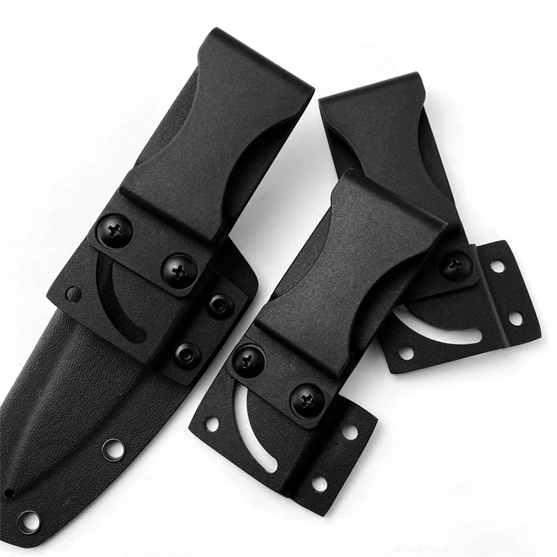 Outdoor Universal Small Strap System Belt Clip Holder Scabbard Clamps With Screws For Kydex Sheath Holster