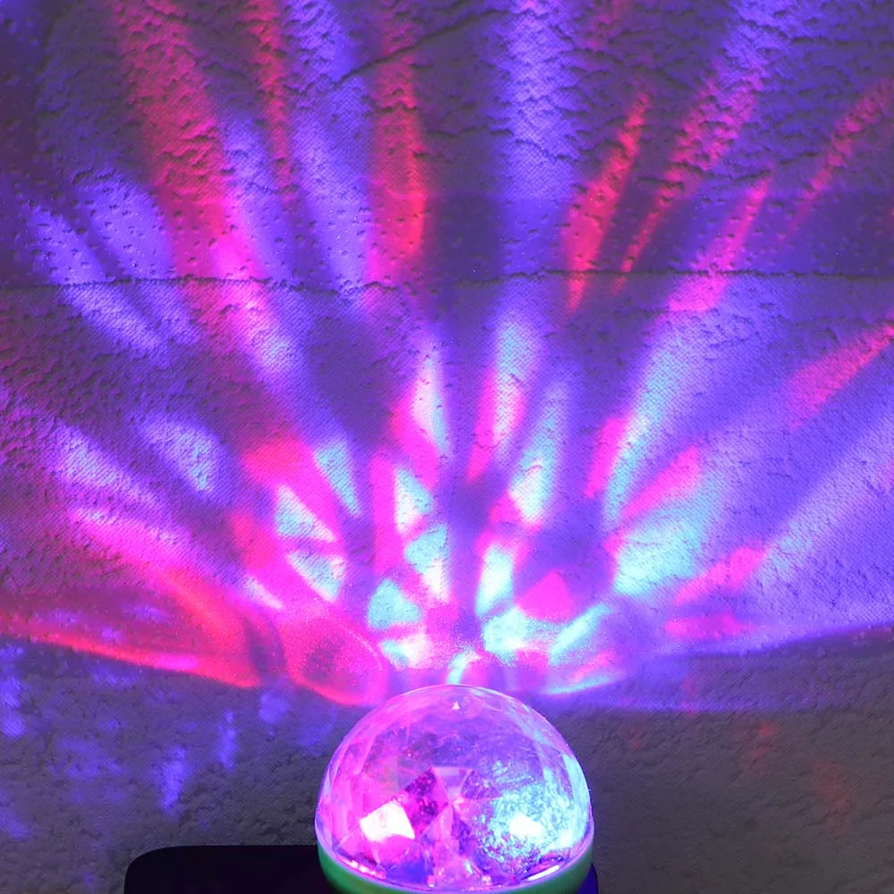 Крутой Мини Авто USB атмосферный свет светодиодный свет RGB Красочная музыкальная лампа для USB-C телефона управление музыкой волшебный шар для дропшиппинг