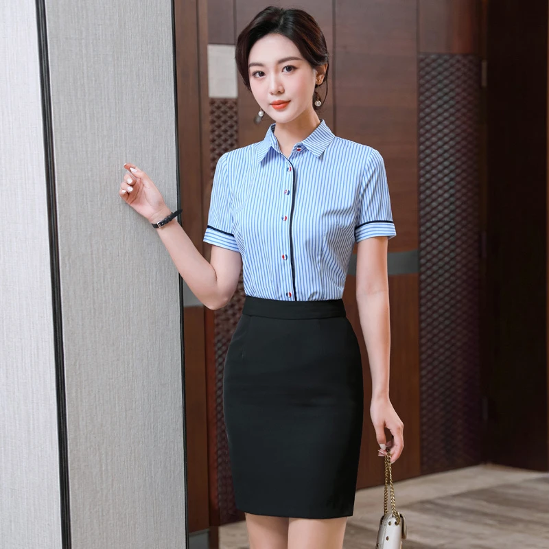 professional skirt and blouse
